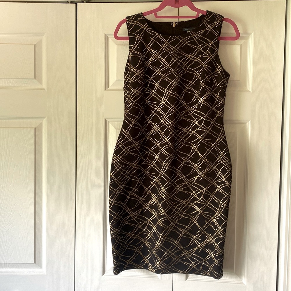 Black and gold Tommy Hilfiger dress